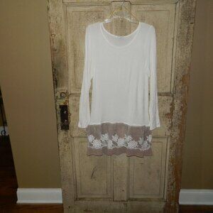 Jodifl  Lace Layered Bottom Top Size L (JJ-34)